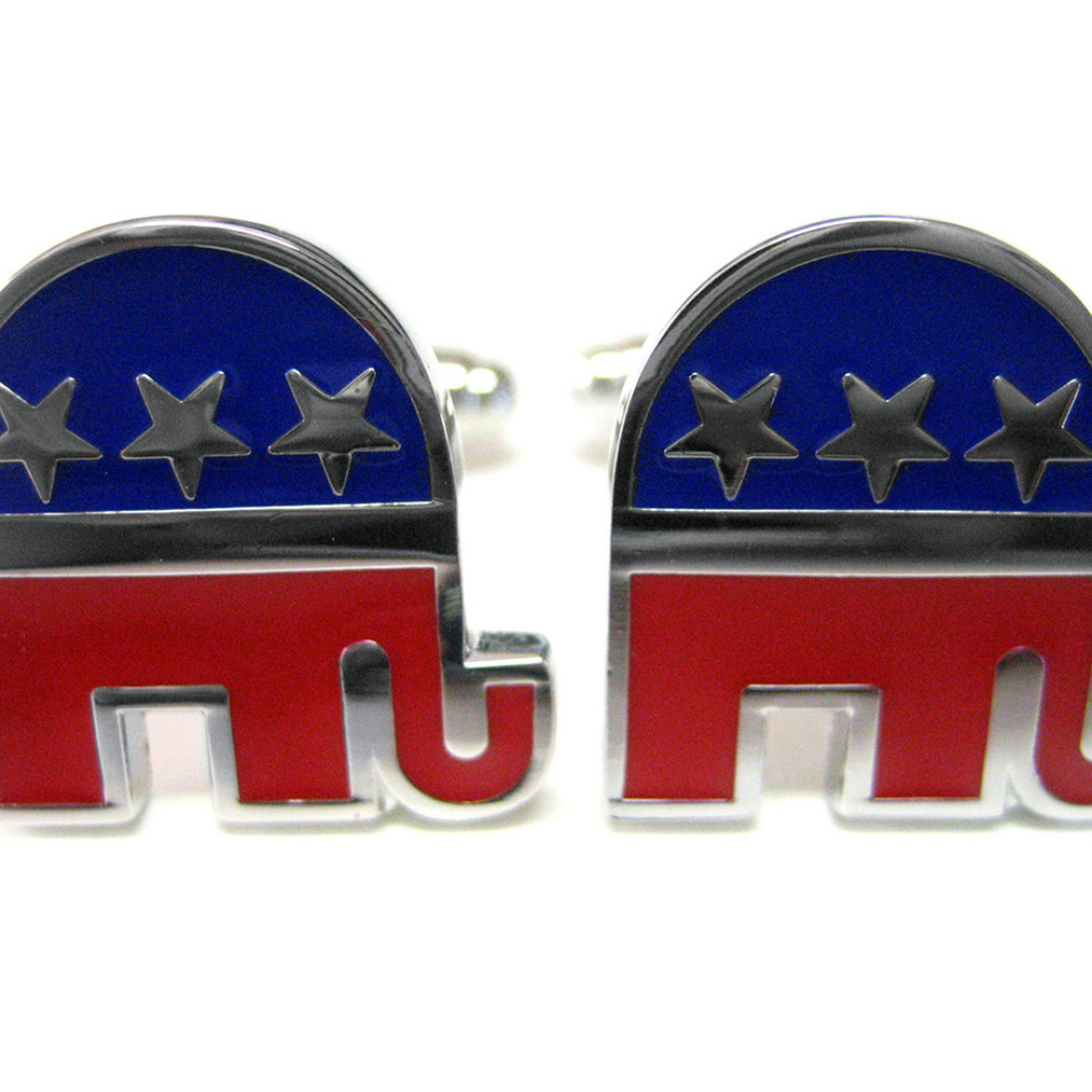 Republican Elephant Cufflinks